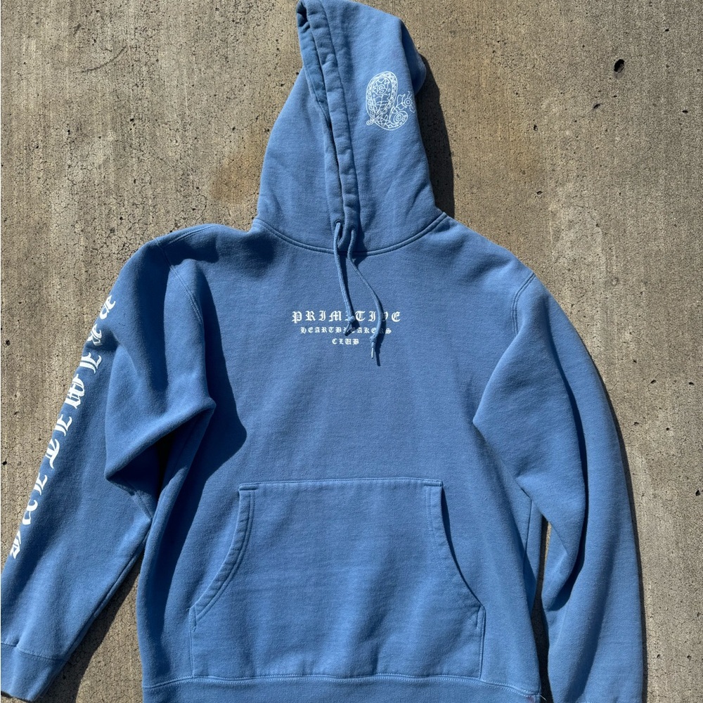 Primitive Heartbreakers Club Blue Hoodie